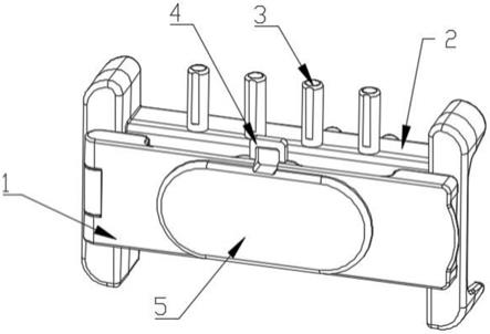 一种垂直插接式低压电能表接插连接件的制作方法