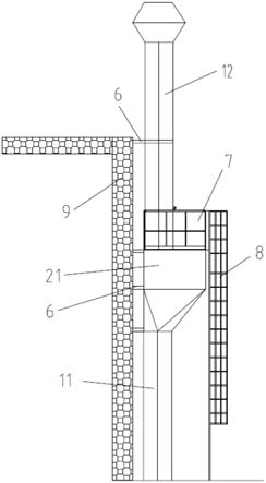 一种烟囱平台式过滤净化塔的制作方法