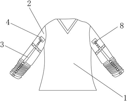 一种便于卷袖的运动服的制作方法