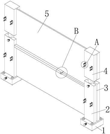 一种建筑工程施工用组装式临时围挡的制作方法