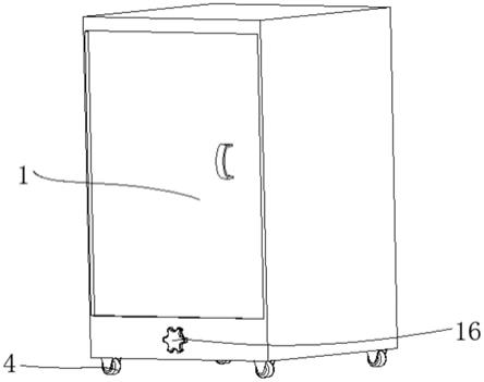 一种带有伸缩式支脚的电力工器具柜的制作方法