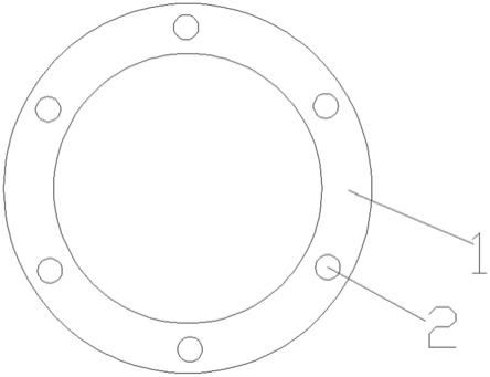 高压电站用法兰的制作方法