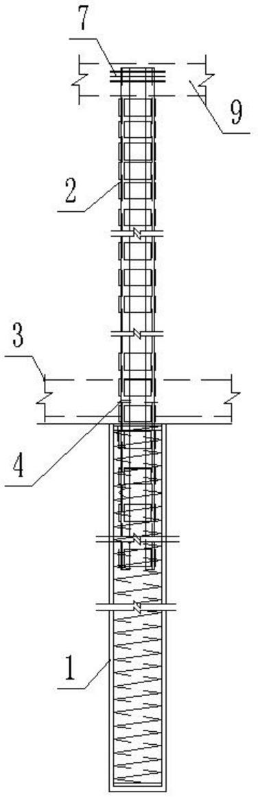 一种地下室建筑用支撑与立柱连接结构的制作方法