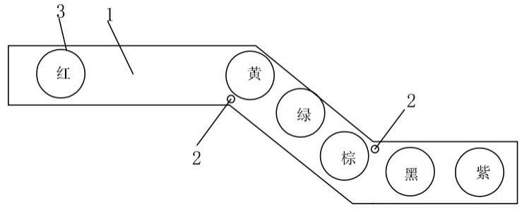 成人胸导心电图定位测量器