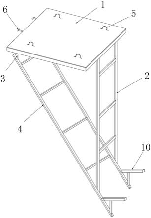 一种组合式电梯井操作架的制作方法