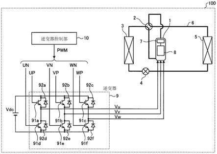 热泵装置、空调机以及制冷机的制作方法