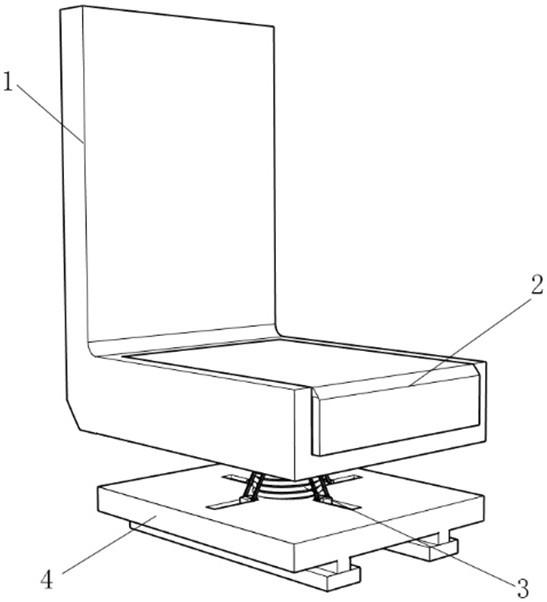 一种新能源汽车使用的减震座椅