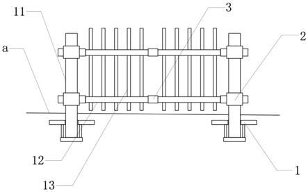 一种材料节能型建筑围栏结构的制作方法