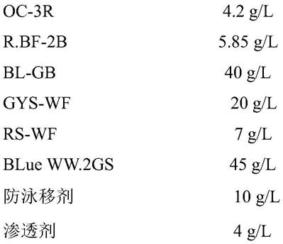 涤棉深色织物分散/活性染料一浴法染色工艺的制作方法