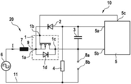 用于对直流变流器的次级侧进行操控的电路装置和方法与流程