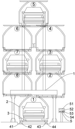 一种用于垂直循环车库自动寻位装置的制作方法