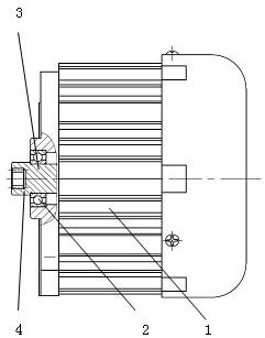 电机输出轴静音快速连接结构的制作方法