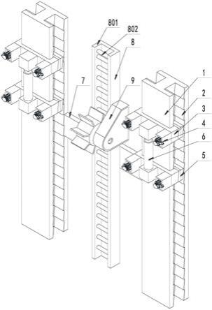 一种超高层建筑工程施工用爬模结构的制作方法