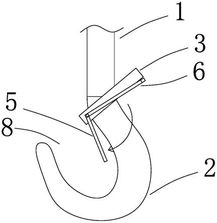 双稳态防脱落起重吊钩的制作方法