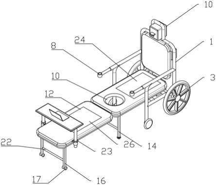 一种多功能电动折叠床椅的制作方法