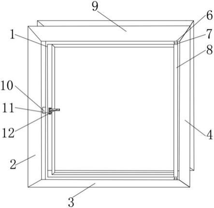 铝合金百叶框的制作方法