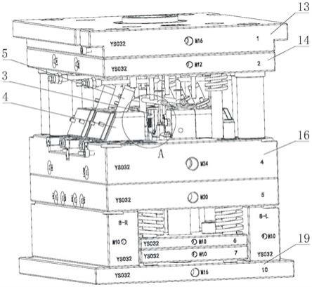 一种滑块倒扣脱模模具的制作方法