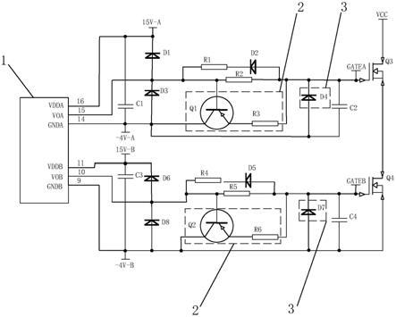 一种简易的SIC-MOSFET驱动钳位电路的制作方法