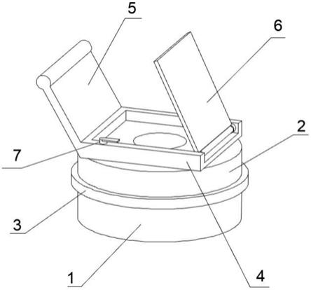 一种带储功能的旋转餐椅的制作方法