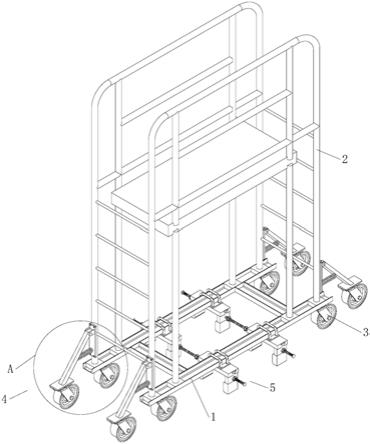 一种电气化铁路接触网检修梯车防倾倒钩装置的制作方法