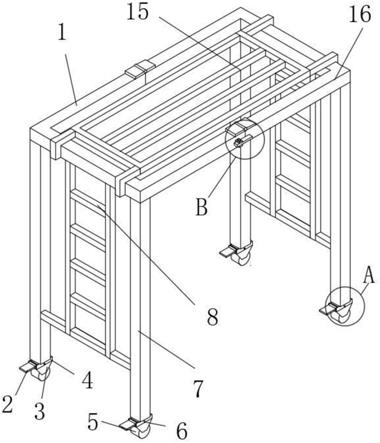 一种建筑工程施工用脚手架的制作方法