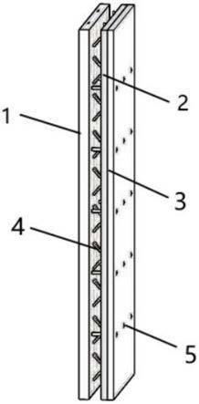 一种快捷组装夹层保温剪力墙永久性模板