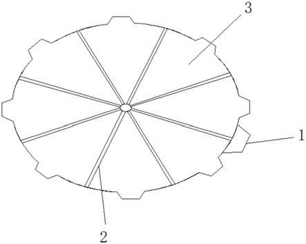 一种组合式蛋糕托盘的制作方法