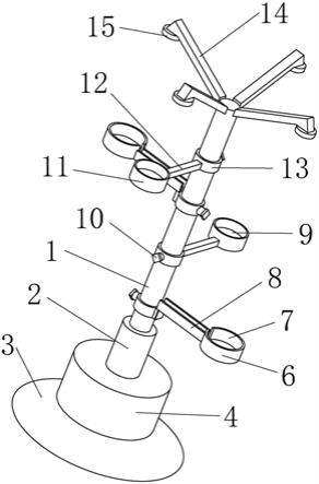 一种建筑设计结构三维立体展示架的制作方法