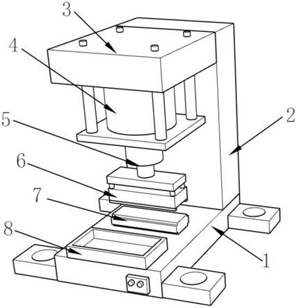 一种纸浆模塑制品生产用可调式热压机的制作方法