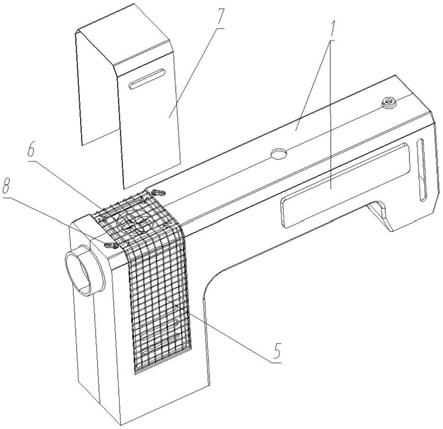 缝纫机机壳组件的制作方法