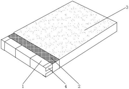 一种建筑四面包裹岩棉结构保温板的制作方法