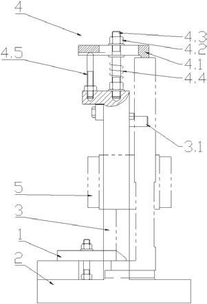 用于喷气织机墙板固定工装的制作方法