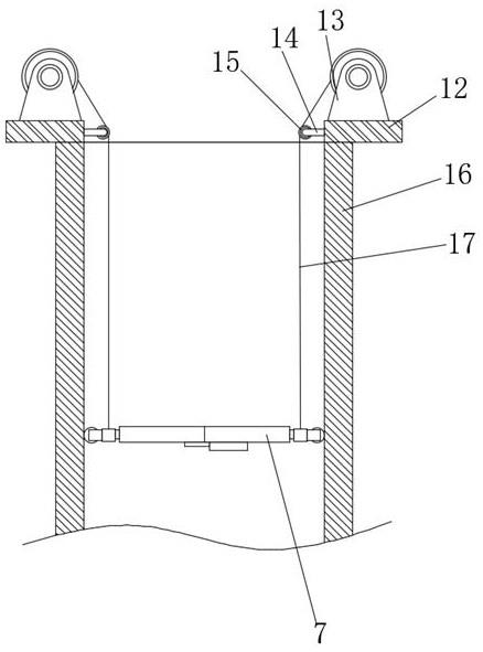 一种高层建筑内部核心筒施工的防护结构的制作方法