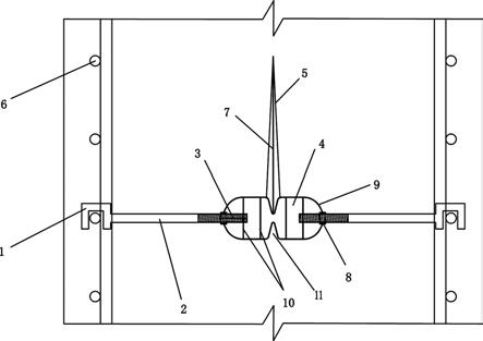 地铁结构钢筋及止水钢板固定定位装置的制作方法