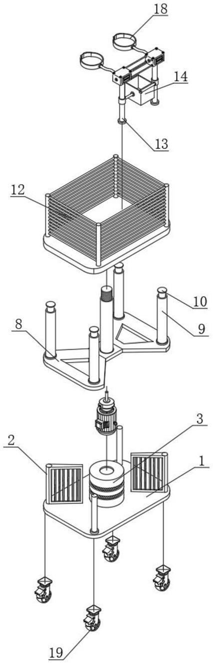 一种建筑施工用多功能安全平台的制作方法