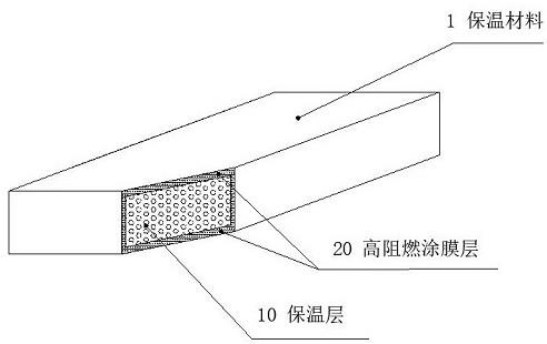 一种涂膜阻燃保温材料及其制备方法与流程