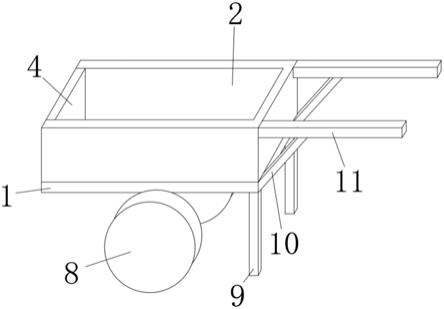 一种方便移动的建材运输车的制作方法