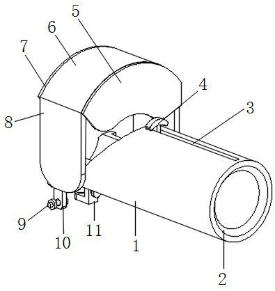 一种混凝土混合用具有防粘连结构的出料机构的制作方法