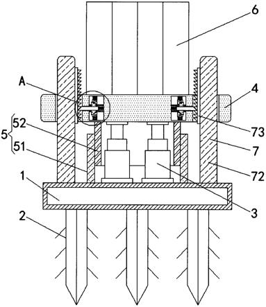 一种高层建筑摩擦桩基础加固纠倾装置的制作方法