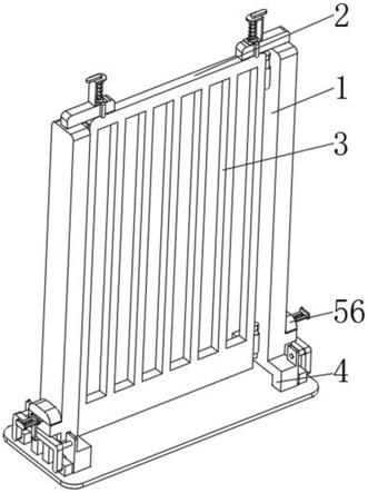 一种建筑施工用可调节围栏的制作方法