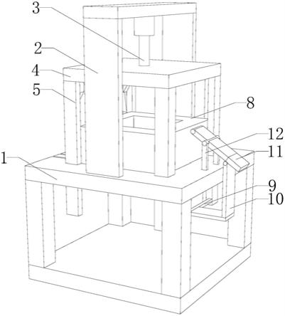 一种陶瓷模具用具有自动夹紧结构的定位装置的制作方法