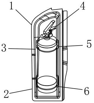 一种汽车灭火器稳固支架的制作方法