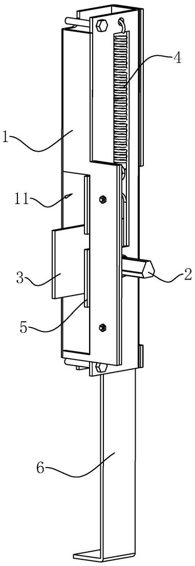 一种电梯轿厢内置的门锁结构的制作方法