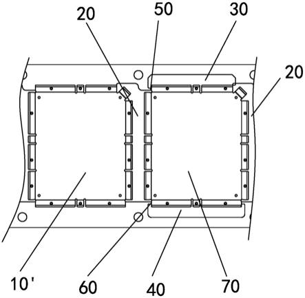 一种微晶芯片屏蔽罩冲压料带结构的制作方法