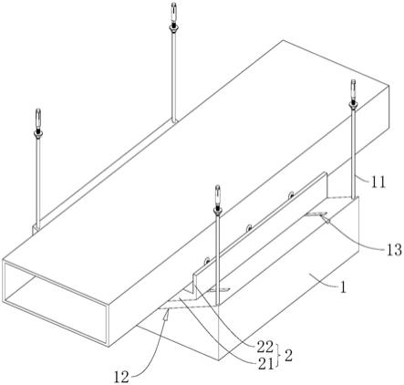 基于BIM模型的复合风管安装结构的制作方法