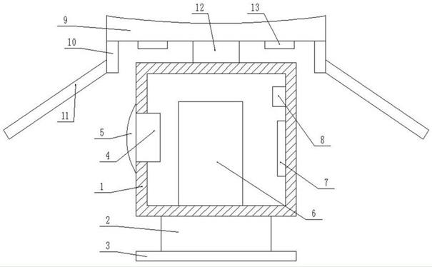 一种用于电力塔架的驱鸟装置的制作方法