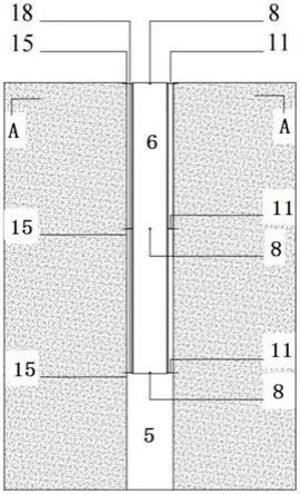 一种高速公路长大隧道竖井围护破碎围岩井壁的加固结构