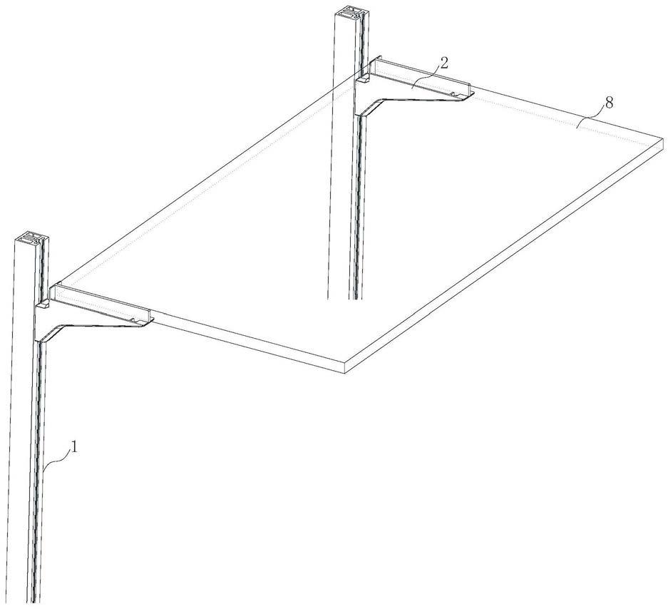 一种层板安装组件及家具的制作方法