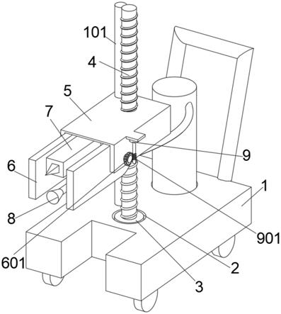 一种建筑工程技术防水设计防水卷材铺设固定装置的制作方法