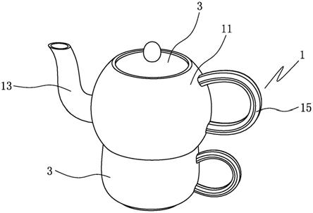 一种组合式陶瓷茶壶的制作方法